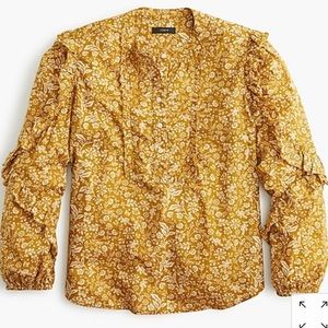 Point Sur Mustard Floral Popover